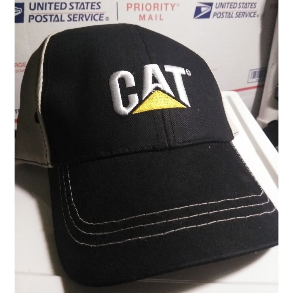 Cat Caterpillar Farm Trucker Adjustable Hat One Size